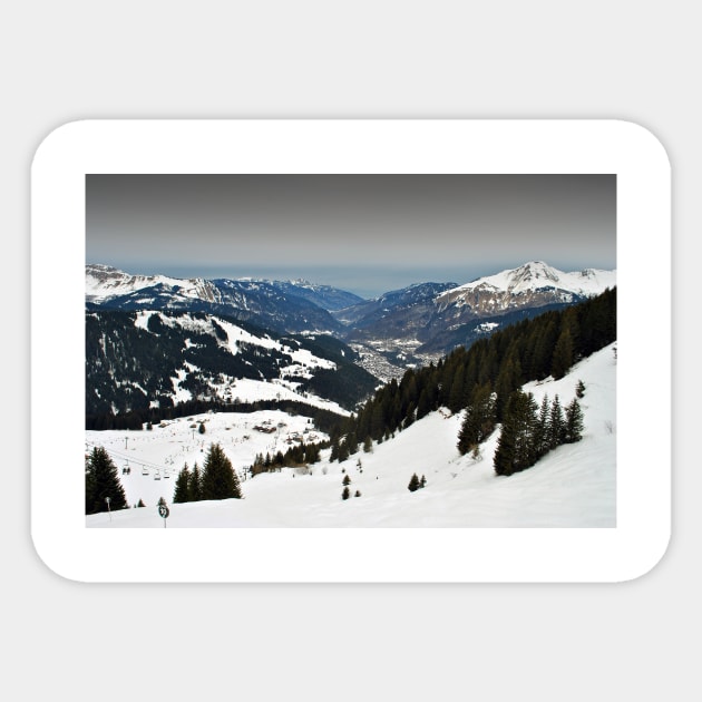 Morzine Lets Gets French Alps France Sticker by AndyEvansPhotos